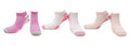Socquettes Cyclisme Sans Couture Microfibre - Fuchsia, Blanc, Saumon (3 paires)