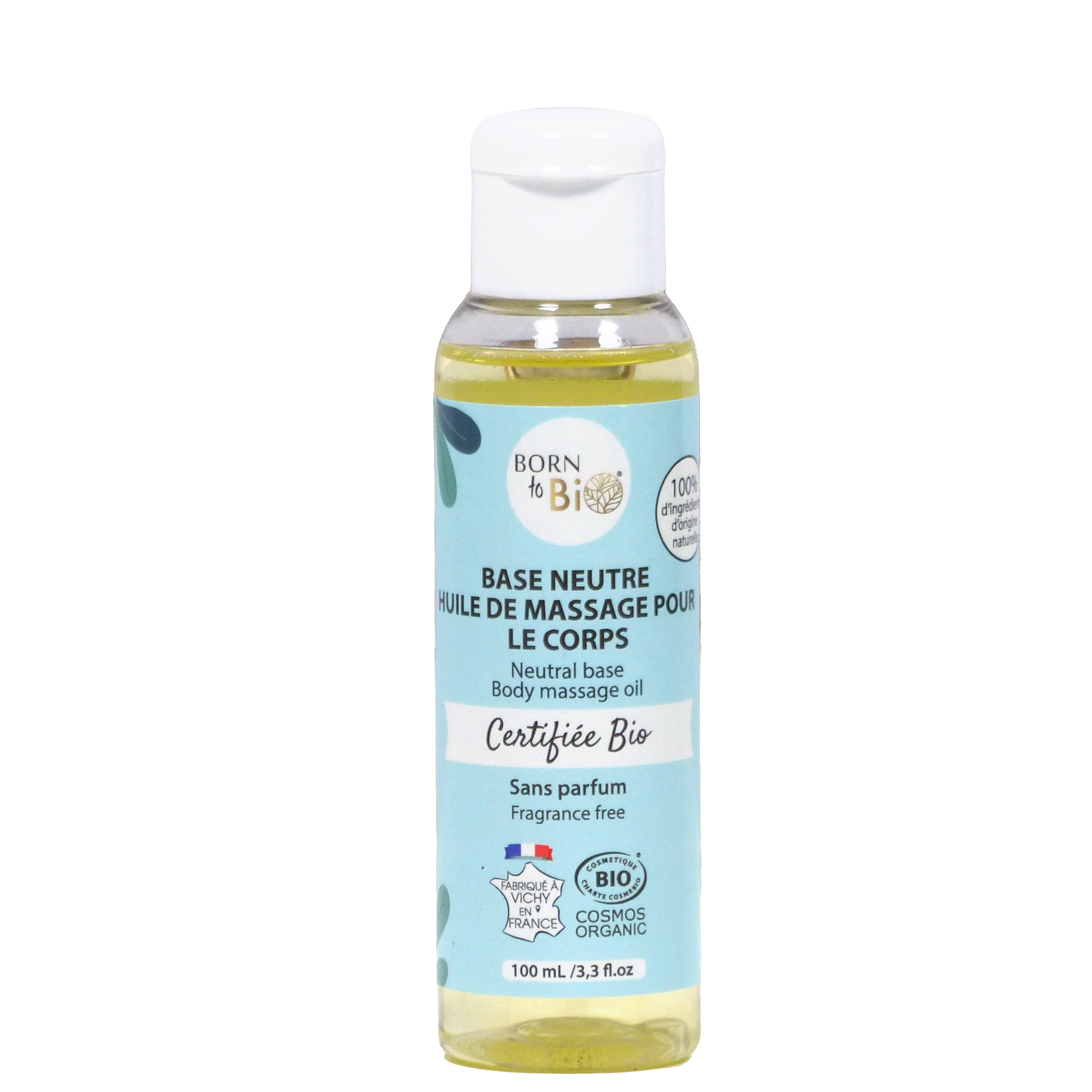 Huile de massage base neutre Certifiée Bio
