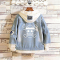 One Piece Sunny Crew Denim Winter Jacket
