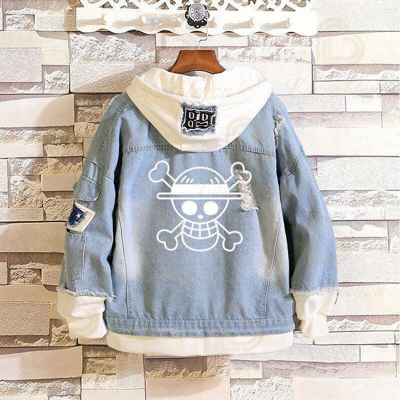 One Piece Sunny Crew Denim Winter Jacket